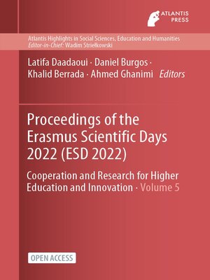 cover image of Proceedings of the Erasmus Scientific Days 2022 (ESD 2022)